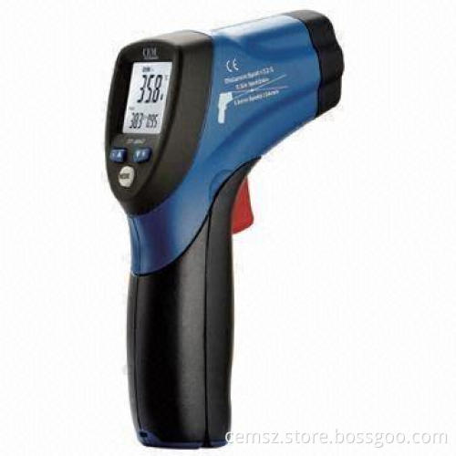 High Temperature Infrared Thermometer with Dual Laser Pointer and 8 to 14um Spectral Response